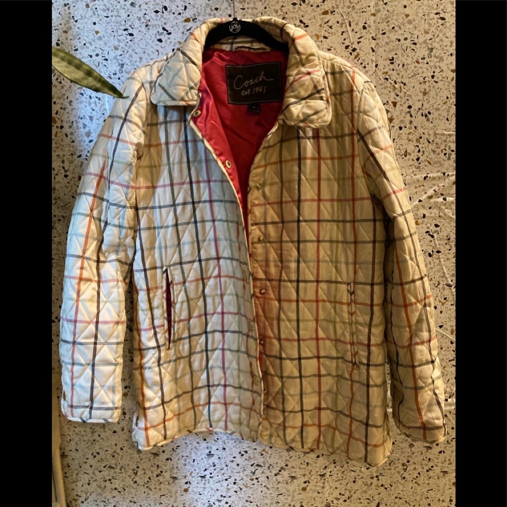 Like new authentic coach coat size M